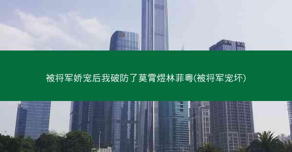 被将军娇宠后我破防了莫霄煜林菲粤(被将军宠坏)